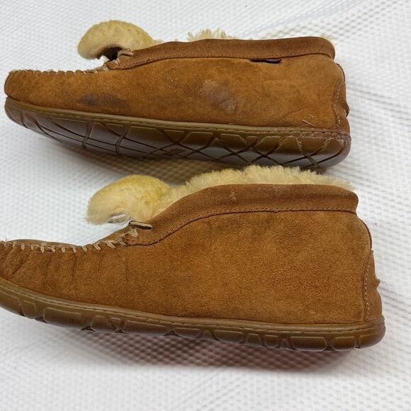 L.L.Bean sleeper slipper Sherpa lined Size 11 Wide - Picture 3 of 9